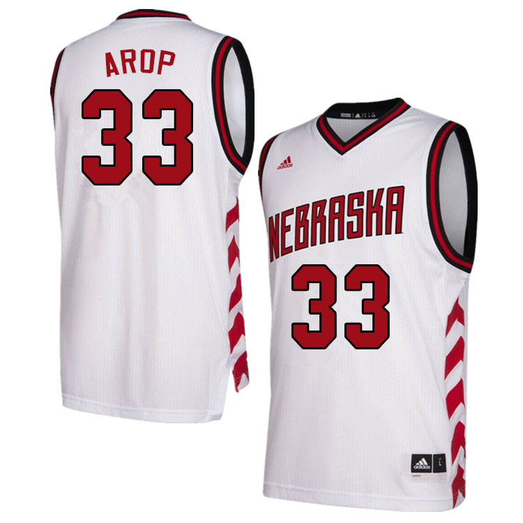 Men #33 Akol Arop Nebraska Cornhuskers College Basketball Jerseys Sale-Hardwood Classics - Click Image to Close